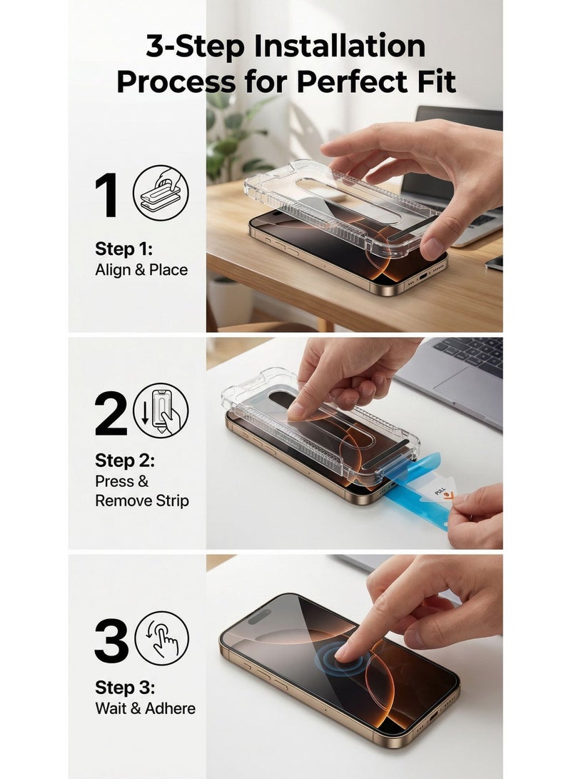 ThangCore iPhone 17 Auto-Align Tempered Glass Screen Protector - Image 3